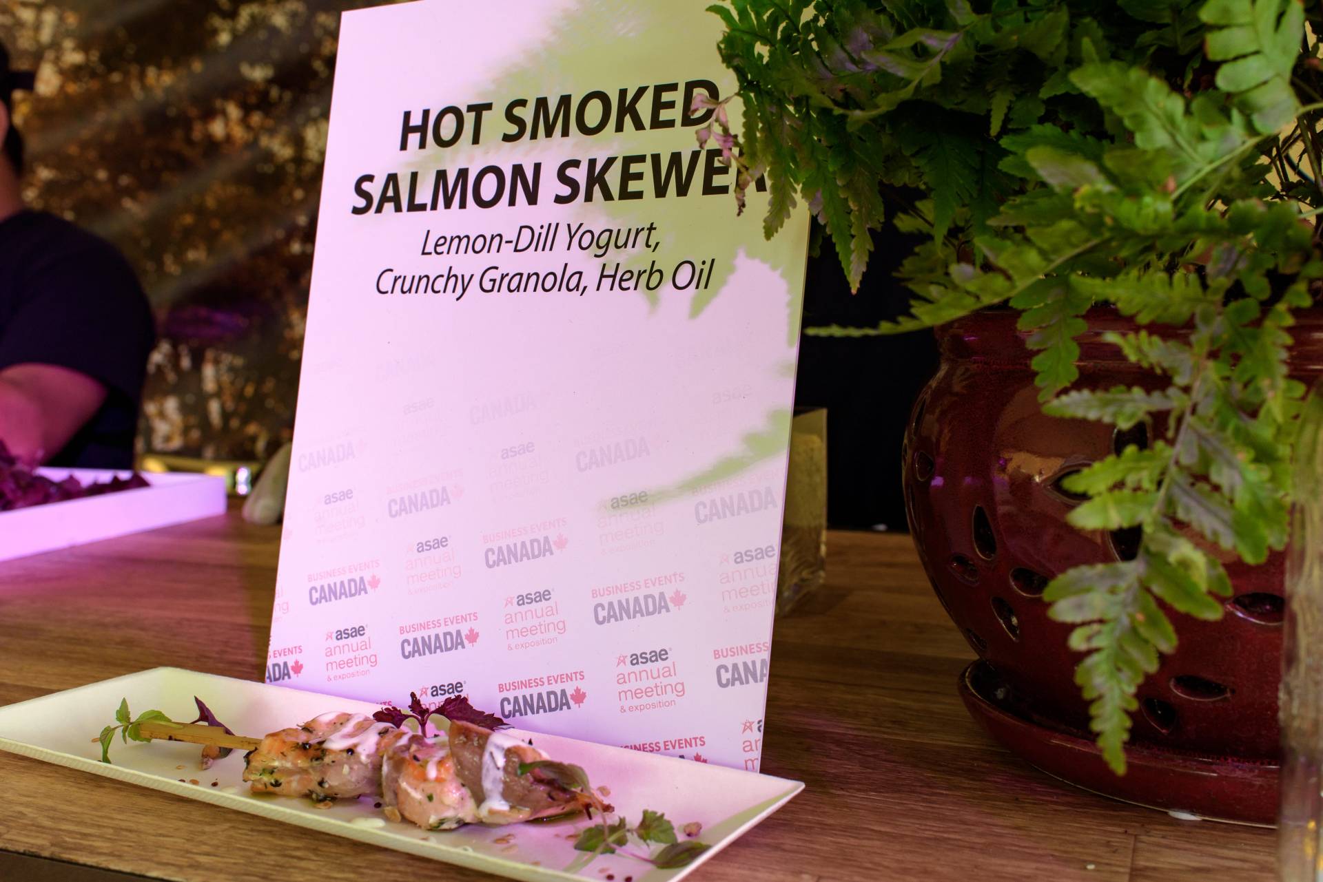 Hot Salmon Smoked Skewers by Daniel Et Daniel Catering & Event Planning in Toronto