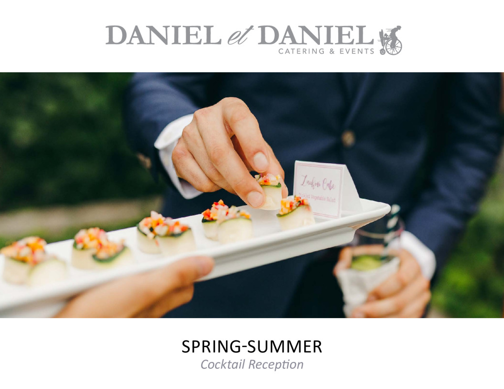 Toronto-Catering-Menu-Spring-Summer-Collection-Cocktail-Reception