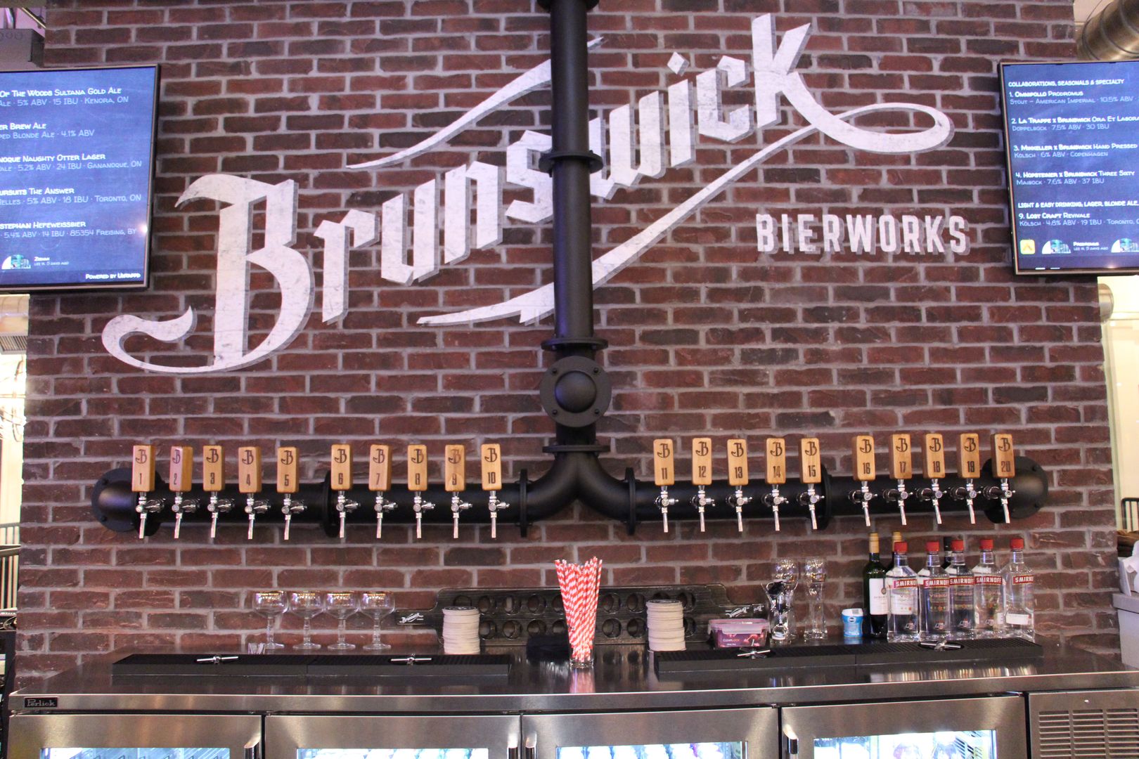 Brunswick Bierworks, Beer Taps