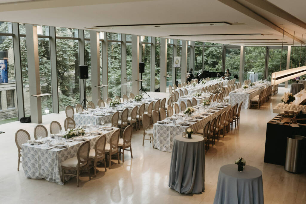 stable and chair setup featuring floor to ceiling windows. Royal Conservatory of Music