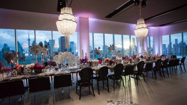 The Globe and Mail Centre, Wedding Catering Table Scape, Toronto Venue