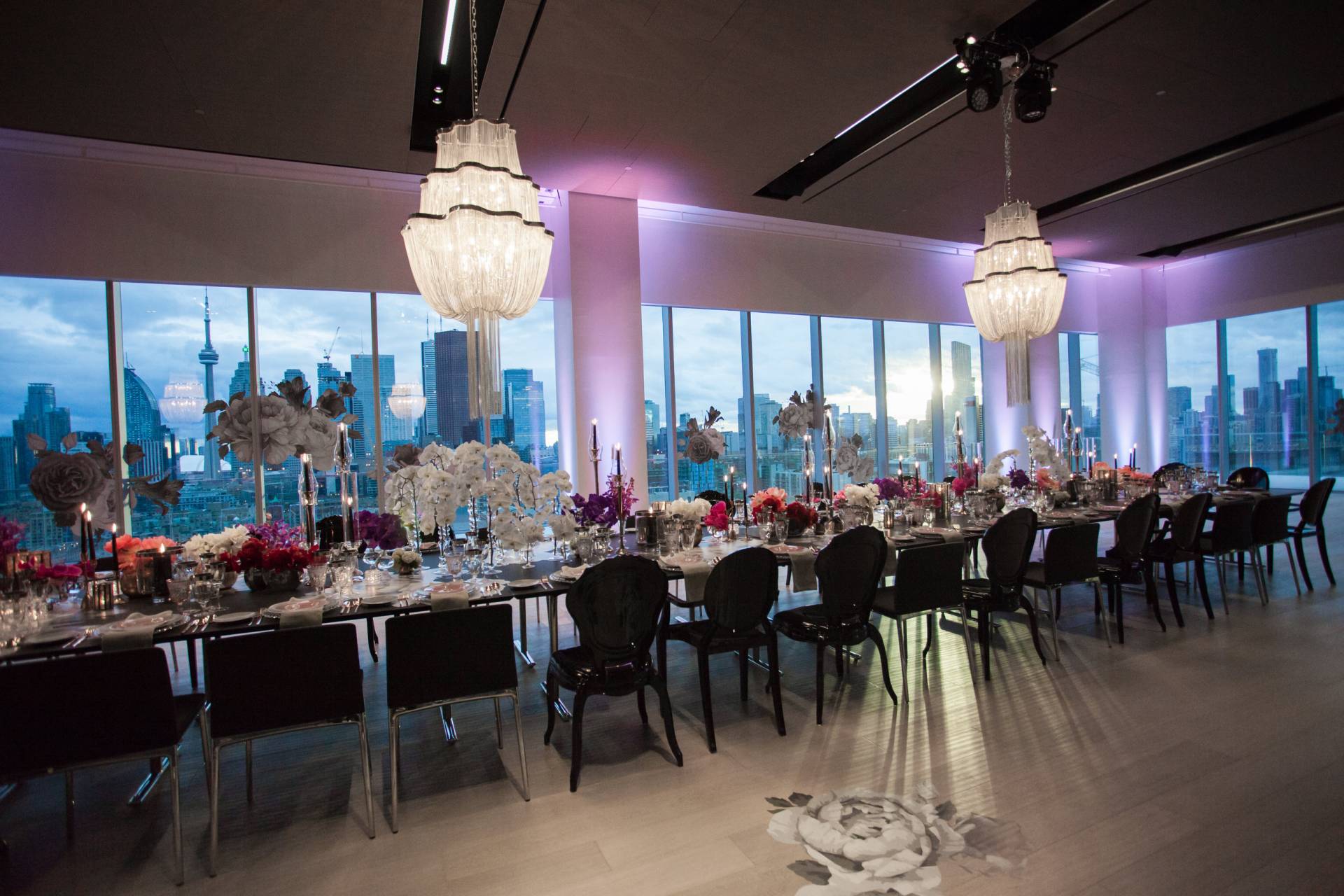 The Globe and Mail Centre, Wedding Catering Table Scape, Toronto Venue