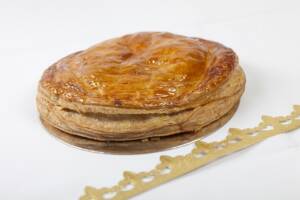 Galette des Rois Cake with paper crown