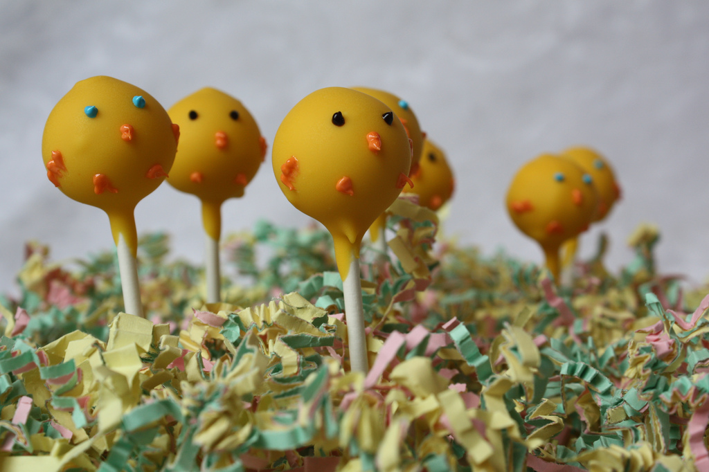 Chickadee Cheesecake Lollipops