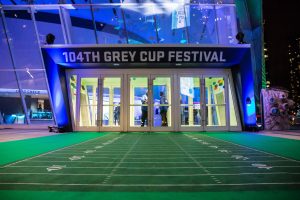 104th Grey Cup festival entrance at Ripleys