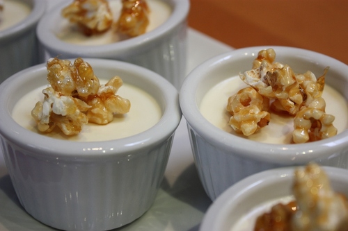 Popcorn Panna Cotta